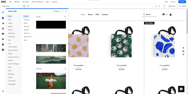 Wix review.